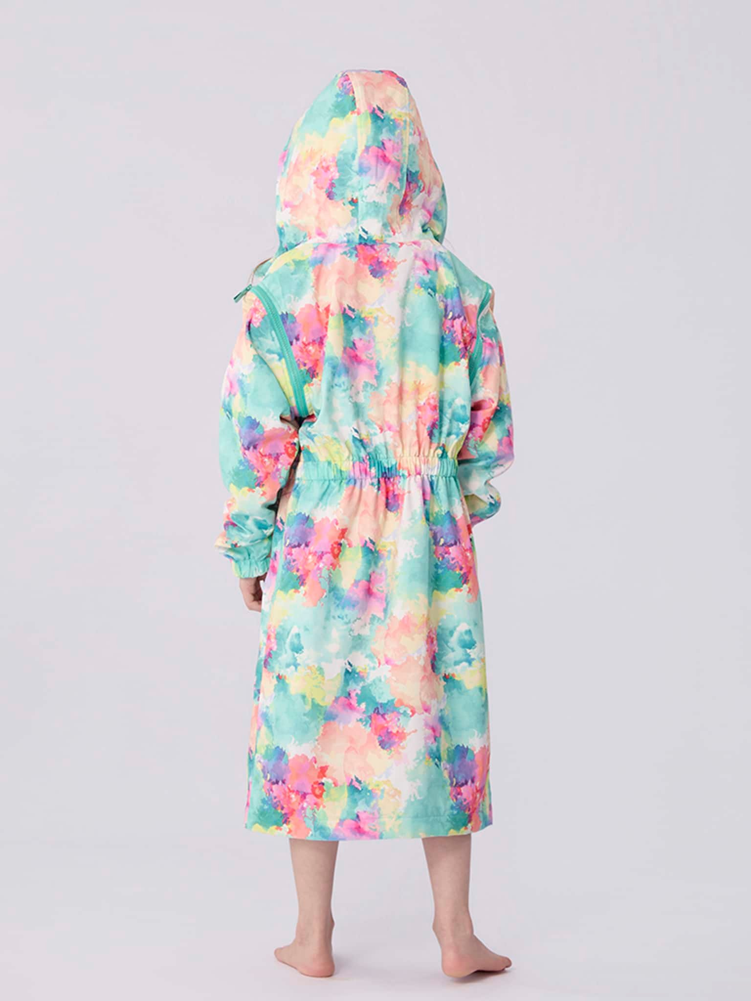 Swim Parka for Kids- Watercolor 4 swim parka for kids watercolour