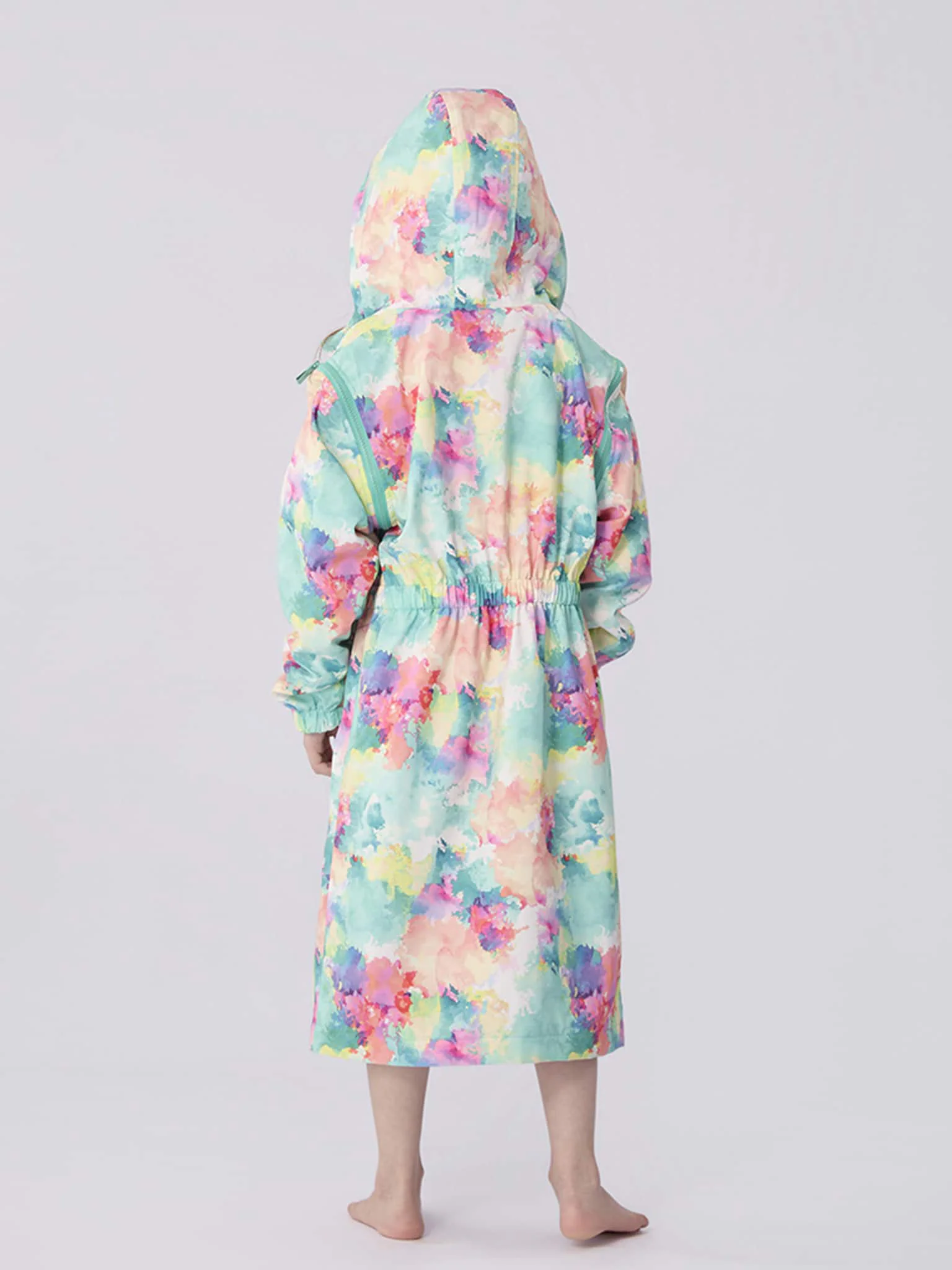 Swim Parka for Kids- Watercolor 3 swim parka for kids watercolour