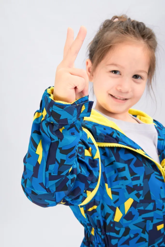 Swim Parka for Kids- Peacock Blue 7 SeaSnail swim parka for kids