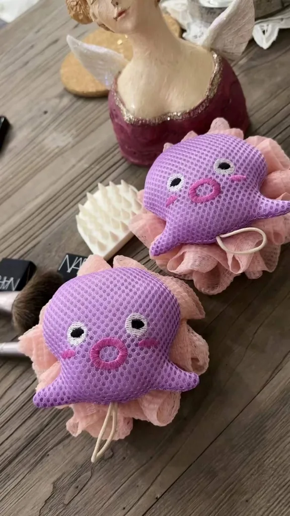 Bath Flower -Bunny 3 SeaSnail bath flower