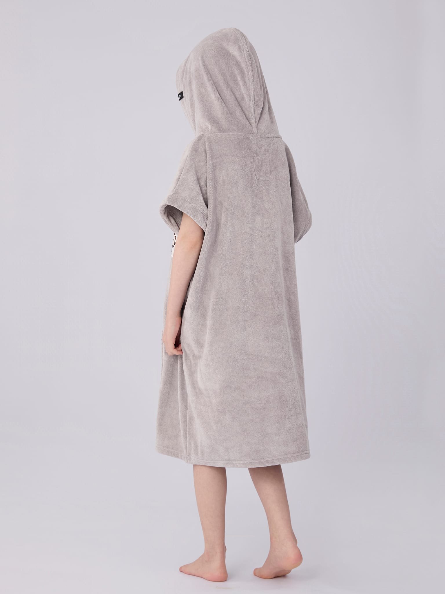 Hooded Towel-Ash Grey 5 Hooded Towel-Ash Grey - Image 5