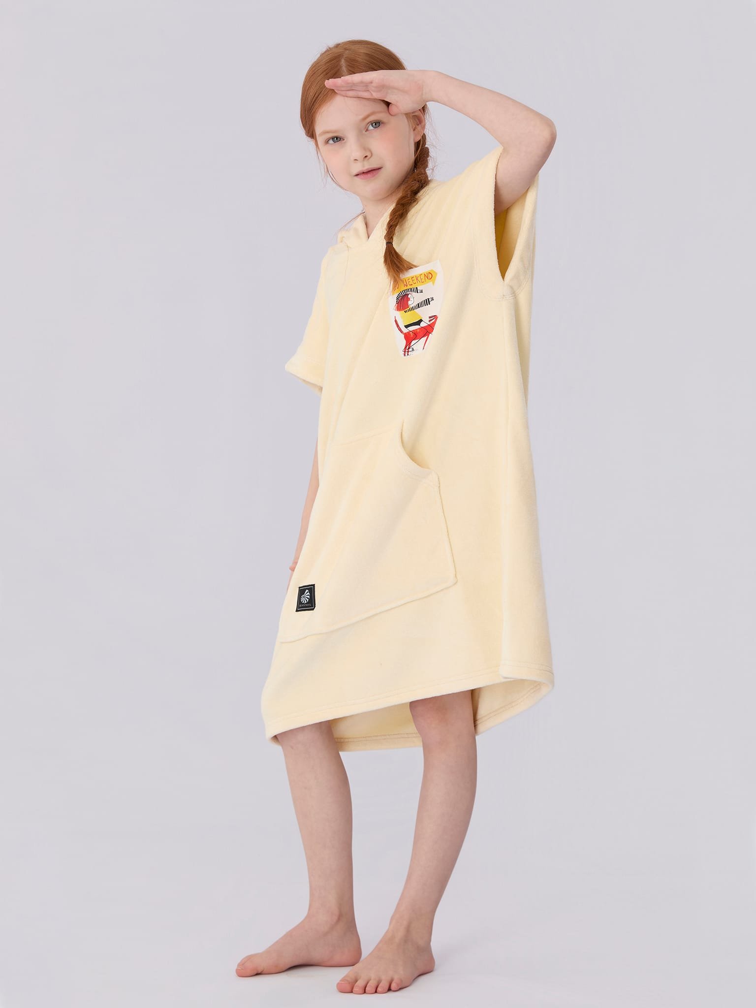 Hooded Towel-Ivory 3 Hooded Towel-Ivory - Image 3