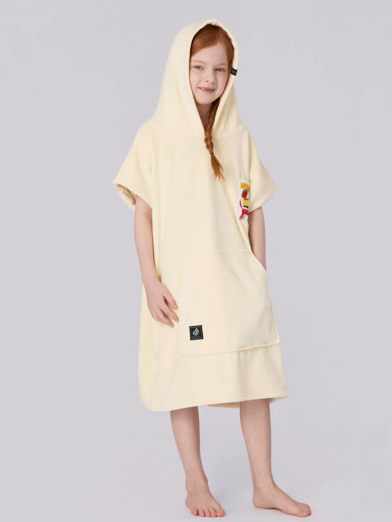 hooded towel beige Ivory