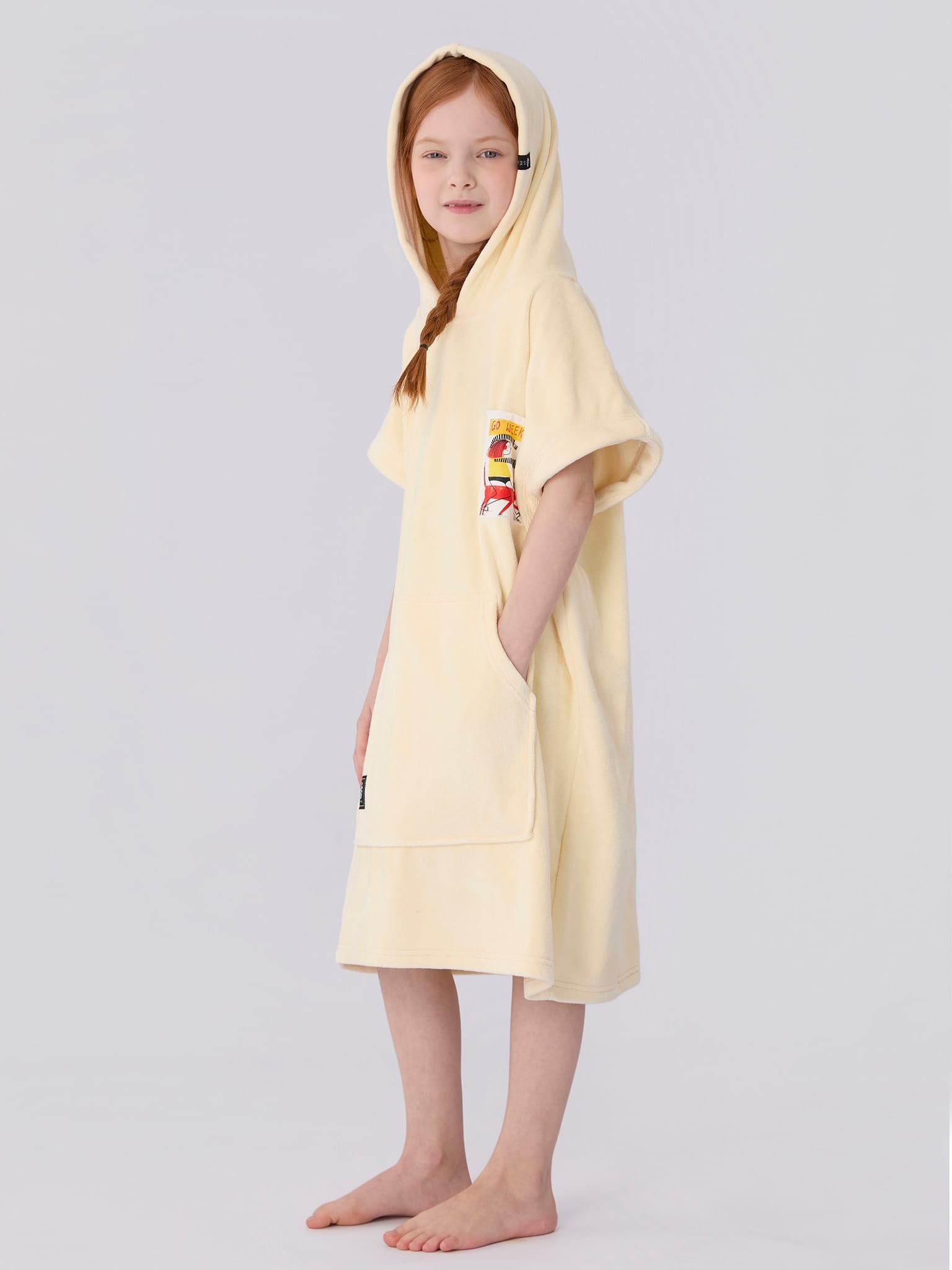 Hooded Towel-Ivory 5 hooded towel beige Ivory