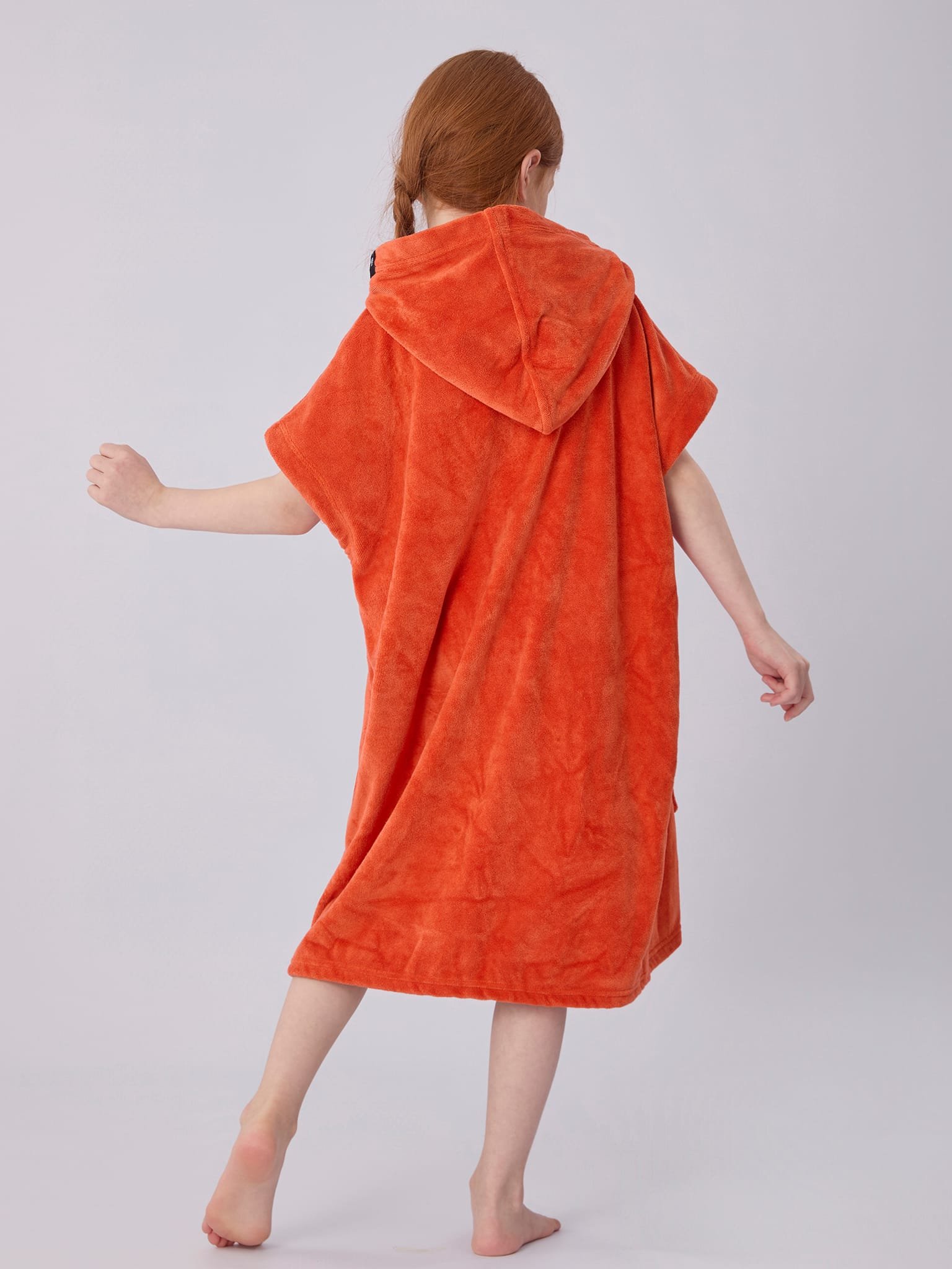 Hooded Towel-Vermilion 5 Hooded Towel-Vermilion - Image 5