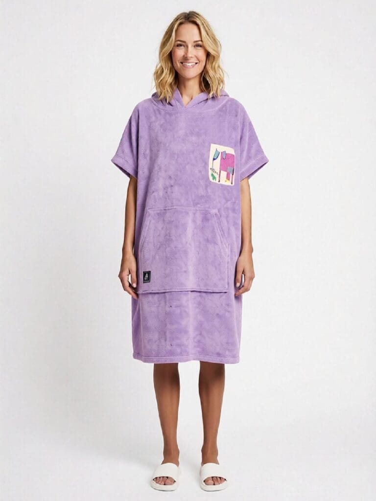 Home 16 Hooded Towel for Adult -lavender